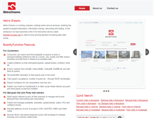 Tablet Screenshot of metrodreams.com